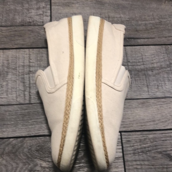 Vionic canvas oatmeal Sunny Rae Twin Gore slip on casual sneakers with braid - Picture 5 of 8